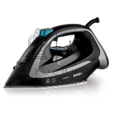 Утюг BBK ISE-2405 черный/серебро, 2400 Вт, 45 г/мин, 170 г/мин, 320 мл