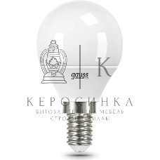 Лампа светодиодная LED Gauss Elementary Шар 12W 920lm E14 4100K