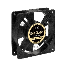 Вентилятор для корпуса ExeGate EX12025BAT черный, 120 мм, 2200 об/мин, 32 дБ