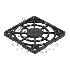 Решетка для вентилятора 50х50 ExeGate EG-050PSB (50х50 мм, пластиковая, квадратная, черная)