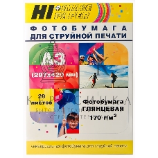 Фотобумага глянцевая односторонняя (Hi-image paper) A3, 170 г/м, 20 л.