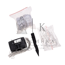 Гирлянда садовая Rexant Денг, 335 см, 3000К, встроенный аккумулятор, солнечная панель, коллекция Пекин