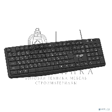 Клавиатура проводная CBR KB 115 USB, 104 кл., офисн., 1,8 м, резиновые ножки