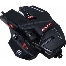 Мышь проводная Mad Catz R.A.T. 6+ черный, 12000 dpi, USB, кнопки - 11