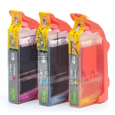 Картридж струйный Cactus СS-CLI8C/M/Y голубой/пурпурный/желтый (36 мл) для Canon MP470/500/530/600/800/810/830/970/MX850/iP4200/4300/520