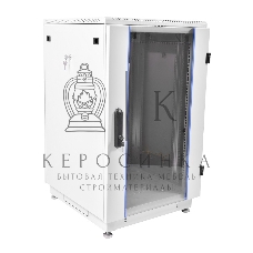 Шкаф коммутационный ЦМО ШТК-М-18.6.6-1ААА-9005 18U 600x600 мм пер. дв. стекл задн. дв. стал.лист 2 бок. пан. направл. под закл.гайки 270 кг черный