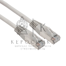 Пaтч-корд Rexant F/UTP, cat.6, RJ45-RJ45, экранированный, PVC серый, 1м