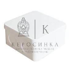 Коробка распределительная ОП 84х84х45 7 выходов без гермовводов IP54 крышка защелкивающаяся бел. Epplast 125101
