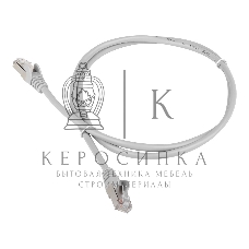 Патч-корд LANMASTER FTP TWT-45-45-1.0/S6-GY вилка RJ-45-вилка RJ-45 Cat.6 1м серый ПВХ (уп.:1шт)
