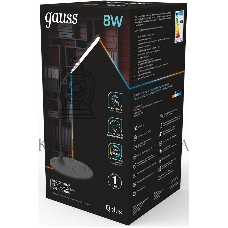 Светильник Gauss GT5022 настольный на подставке черный 8Вт
