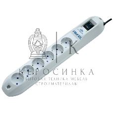 Сетевой фильтр Pilot GL 6 розеток (5 евро + 1 без заземления) 10 м Surge protector Pilot GL 6 outlets (5 euro + 1 without ground) 10A/2.2kVt, 10m