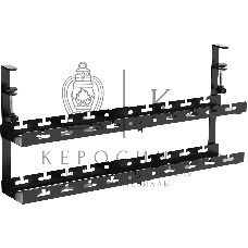 Кабель-канал Cactus CS-CM-700-2BK для столов 72.8x13.5x34.2 см черный