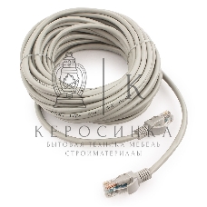 Патч-корд медный UTP Cablexpert PP10-10M cat.5, 10м, литой, многожильный, серый