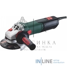 Угловая шлифовальная машина Metabo WE 15-125 Quick 1550вт, 125мм, 3.5Нм,эл-ка, 11000 об/мин, кейс, вес 2.5 кг