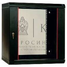 Шкаф настенный ЦМО ШРН-Э-18.500 18U 600x520мм пер.дв.стекл несъемные бок.пан. серый