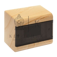 Щиток ОП Тусо 6мод. с прозрачной двер. 160х132х93мм IP40 сосна на светл. основе Рувинил 68026-27М