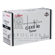 Картридж лазерный Canon C-EXV40 TONER BK EURC-EXV40 3480B006 черный (6000стр.) для Canon iR1133/1133A/1133iF