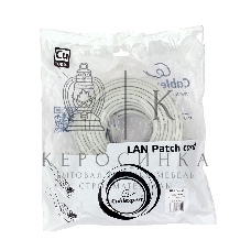 Патч-корд медный UTP Cablexpert PP10-20M cat.5e, 20м, литой, многожильный, серый