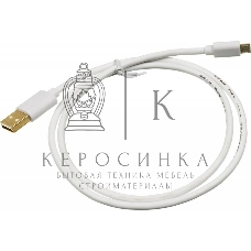 Кабель USB2.0 2A Square USB A (m)/micro USB B (m) 0.75м позолоченные контакты