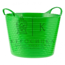 Ведро гибкое Сибртех сверхпрочное 14 л, зеленый