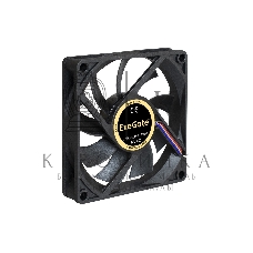 Вентилятор для корпуса ExeGate EX08015B4P-PWM черный, 80 мм, 2500 об/мин, 25 дБ, 4 pin