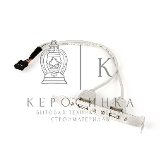 Планка в сист. блок на 2 USB2,0, Gembird 