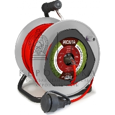 Удлинитель силовой Ресанта СУ-2х1-30/2ВР (61/118/11) 2x1.0 кв.мм 4 розет. 40 м ПВС катушка оранжевый