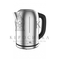 Чайник электрический BQ KT1827SW черный/серебристый, 2200Вт, 1.7л