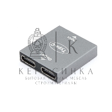 Переходник Type-C мама на 2 мама