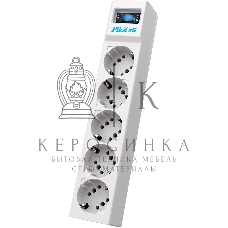Сетевой фильтр ZIS PILOT Surge protector Pilot SG5 5 outlets (GP), 10A/2.2kVt, automatic circuit-breaker, 10 m