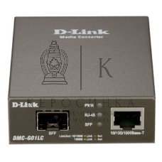 Медиаконвертор D-Link DMC-G01LC/C1A, Media Converter with 1 100/1000Base-T port and 1 100/1000Base-X SFP port.