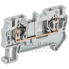 Клемма пружинная КПИ 2в-4 41А сер. IEK YZN11-004-K03