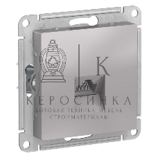 Механизм розетки компьютерной AtlasDesign RJ45 алюм. SchE ATN000383