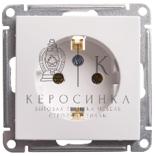 Механизм розетки W59 16А без защ. шторок с заземл. белый SchE RS16-154-1-86