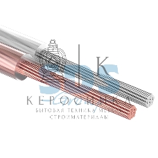 Кабель акустический Rexant 2х1,50 мм², прозрачный SILICON, мини-бухта 5 м