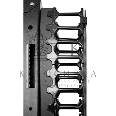 Вертикальный кабельный органайзер с пластиковыми пальцами 42U для шкафов ШТК-СП