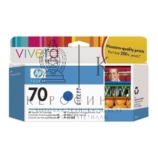 Картридж струйный HP №70 C9458A голубой для HP DJ Z2100/Z3100 (130мл)