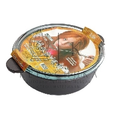 Жаровня МАРУСЯ 3328ж со стекл. крышкой д.28см Жаровня а/п литая 4л. 28см. со стекл. крышкой. Серия СТАНДАРТ литая алюминиевая посуда с антипригарным покрытием, толщина стенок 4,5 мм, толщина дна 6мм.