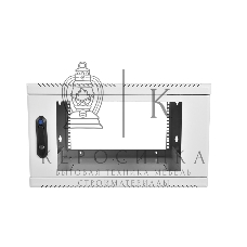Шкаф телеком. настен, 9U, 600x650 дверь стекло (ШРН-9.650) (1 коробка)