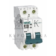 Выключатель автоматический модульный DEKraft 2п C 16А 4.5кА ВА-101 11066DEK