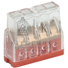 Клемма строительно-монтажная СМК 772-204 (уп.4шт) IEK UKZ30-204-004