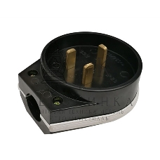 Вилка Rexant ВШ для электрической плиты 32 А, 250 В, 2Р+РЕ (ОУ) черная