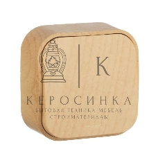 Выключатель 10A 1-клав., дерево Quteo