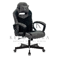 Кресло игровое Бюрократ VIKING 6 KNIGHT B FABRIC черный крестовина металл/пластик