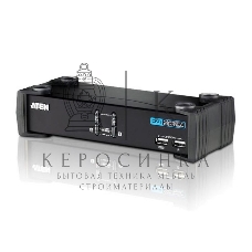 Переключатель электронный CUBIQ 2 PORT USB 2.0 DVI KVMP SWITCH