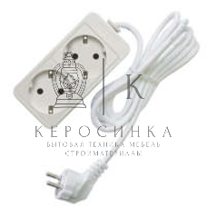 Удлинитель 2х3 м с заземл. 16А IP20 3.5 кВт Союз 481S-6203