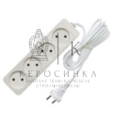 Удлинитель 4х5 м без заземл. 10А IP20 2.2 кВт Союз 481S-1405