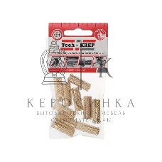 Анкер забиваемый латунный М6 (уп. 10 шт) пакет Tech-Krep 106744