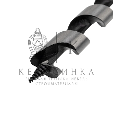 Сверло винтовое по дереву Kranz 40х230 мм, шестигранный хвостовик