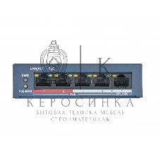 Коммутатор HiWatch DS-S504P(B) 5x100Mb 4PoE+ 35W неуправляемый